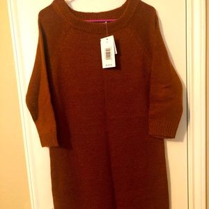 NEW JustFab Boat Neck Sweater Dress